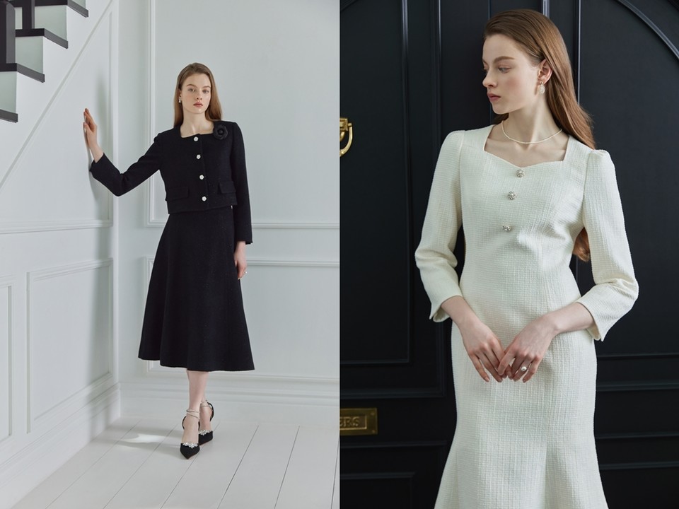 이랜드 로엠이 선보이는 2024년 봄 시그니처 컬렉션 화보 [사진=이랜드] 