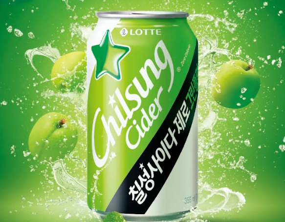 칠성사이다 제로 그린플럼 [사진=롯데칠성음료]