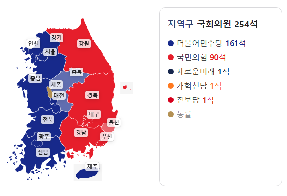 제 22대 총선이 거대 야권을 형성하며 마무리 됐다. [사진=네이버]