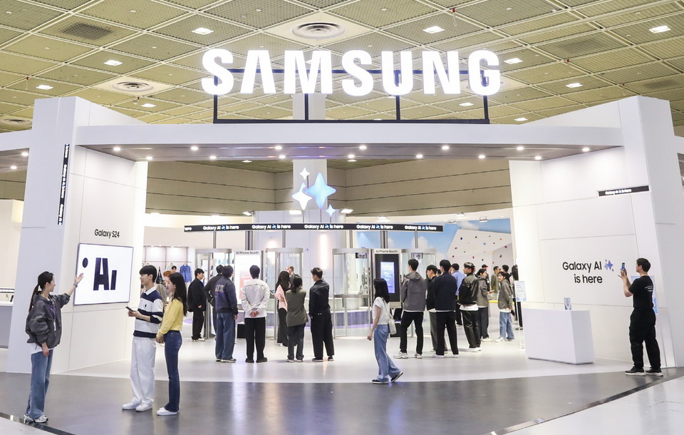 WIS에서의 삼성전자 전시관 [사진=삼성전자]