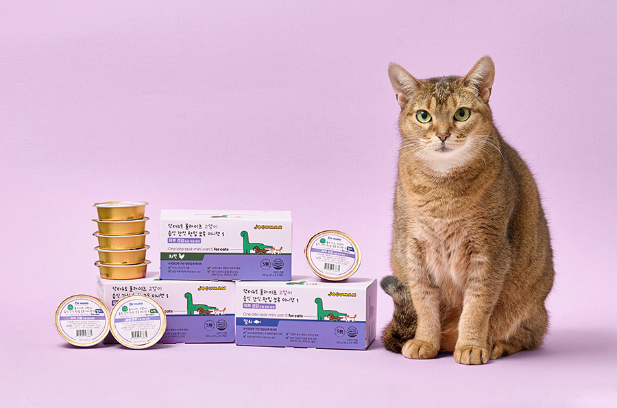 대상펫라이프 닥터뉴토 올라이즈 고양이 습식 간식 한입 쏘옥 미니캔 2종 신제품 출시.(자료제공=대상그룹)