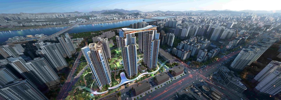 래미안 헤리븐 반포 조감도.(자료제공=삼성물산)