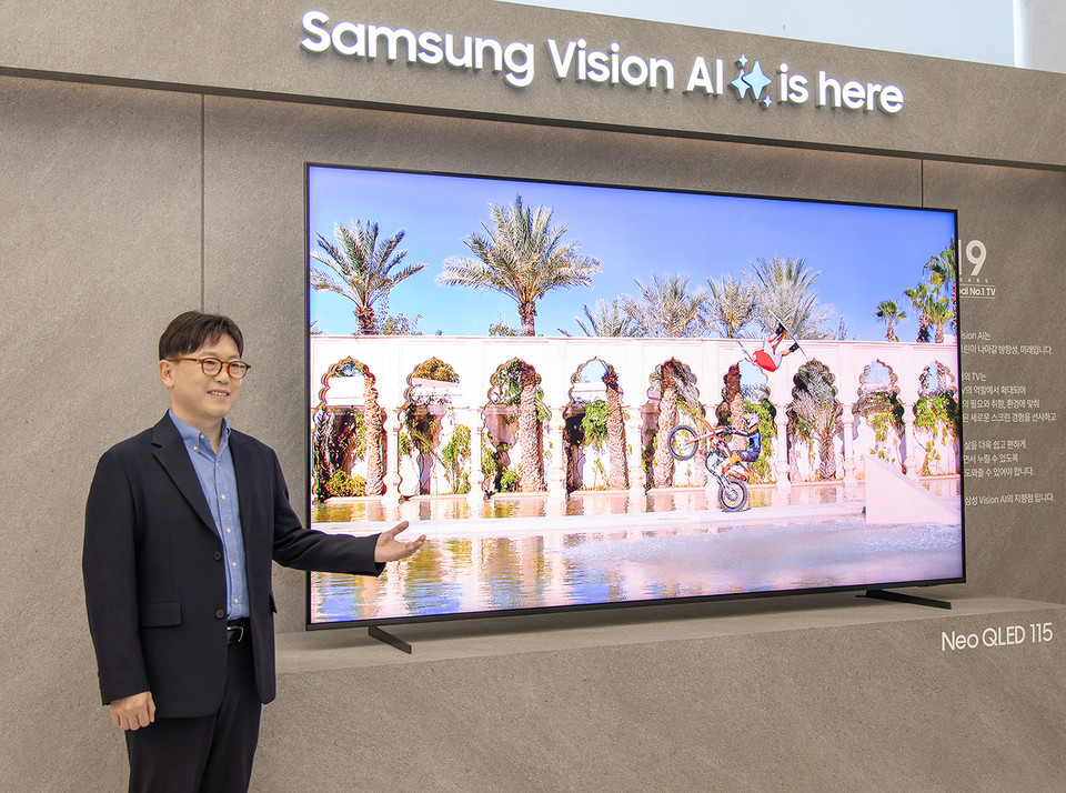 삼성전자, 2025년형 TV 신제품 라인업 공개...진정한 AI TV 시대 선언.(사진=삼성전자)