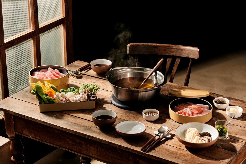 샤브식당 상하 메뉴 사진.(사진=매일유업)