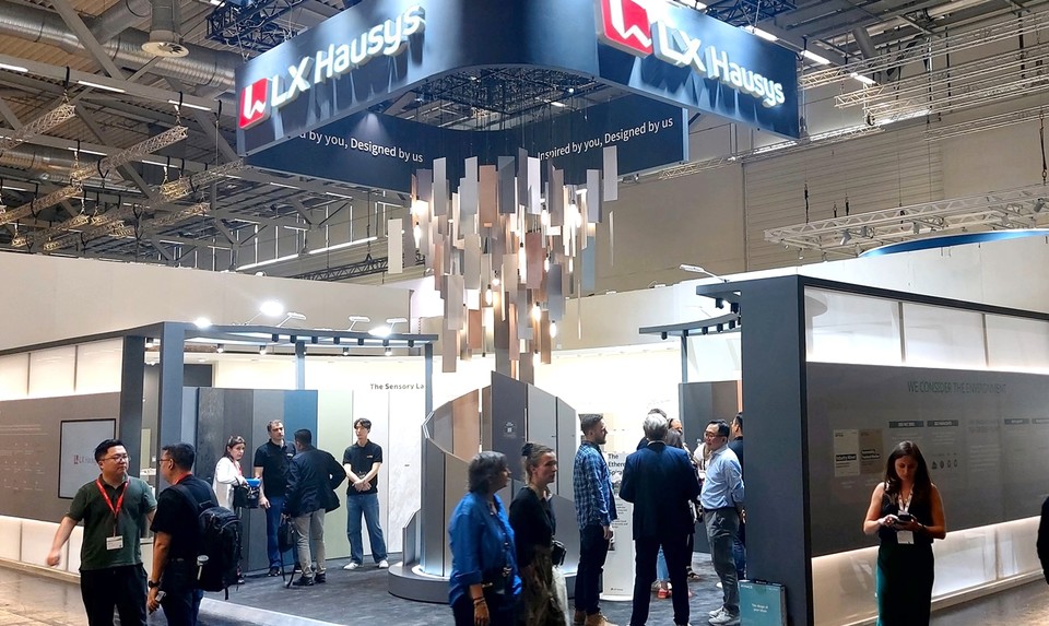 '인터줌 2025' LX하우시스 전시관. (사진=LX하우시스)