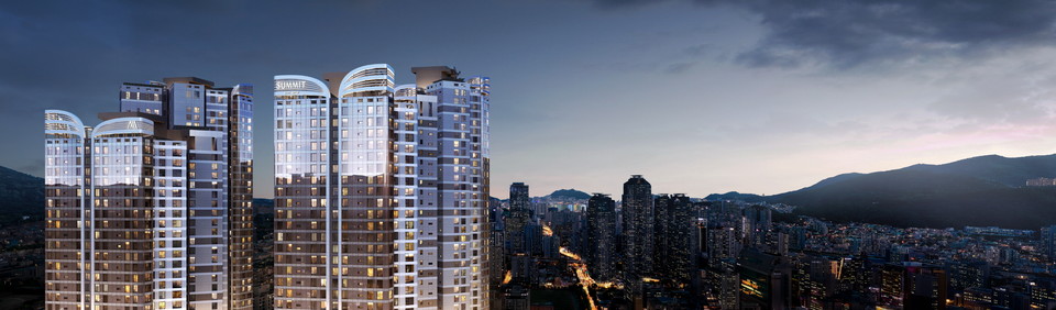 서면 써밋 더뉴 부분투시도. (대우건설 제공)