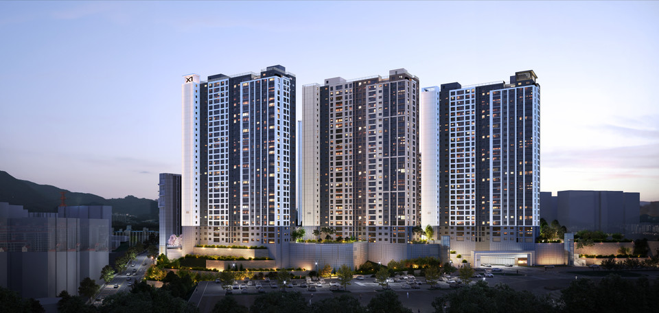 양산자이 파크팰리체 투시도. (GS건설 제공)