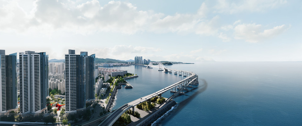 써밋 리미티드 남천 주경 투시도. (대우건설 제공)