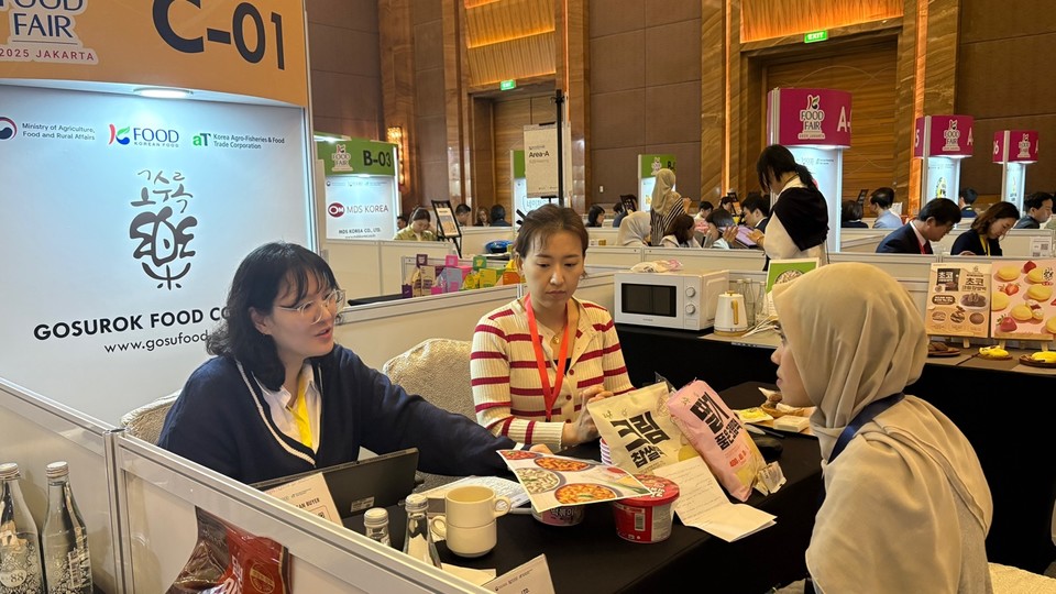 인도네시아 자카르타 K-푸드페어 B2B 행사장 전경. (사진=aT 제공) 