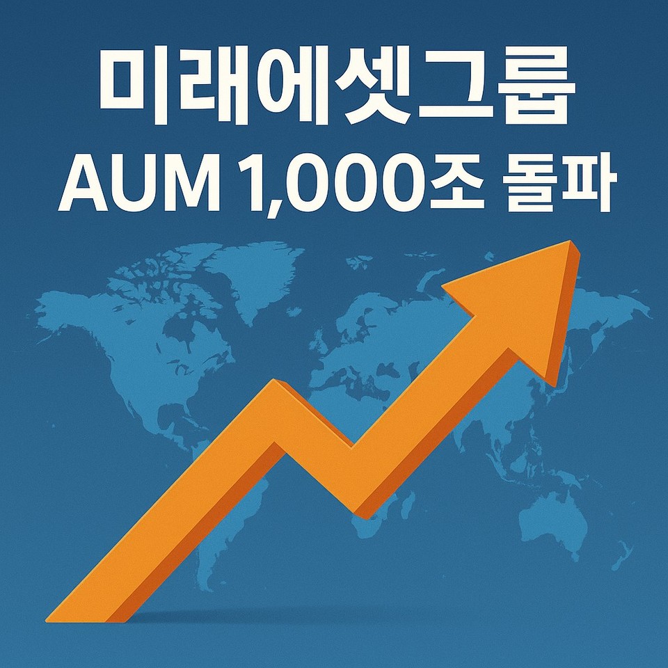 미래에셋그룹 AUM 1,000조 돌파. (미래에셋그룹 제공)