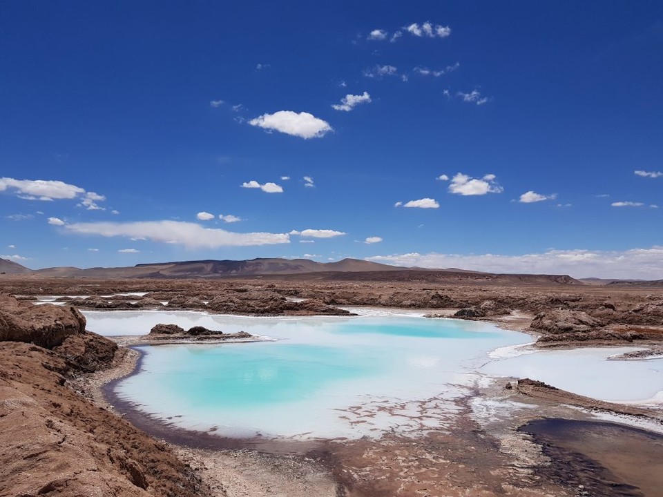 아르헨티나 옴브레 무에르토 리튬 염호. (포스코 제공)