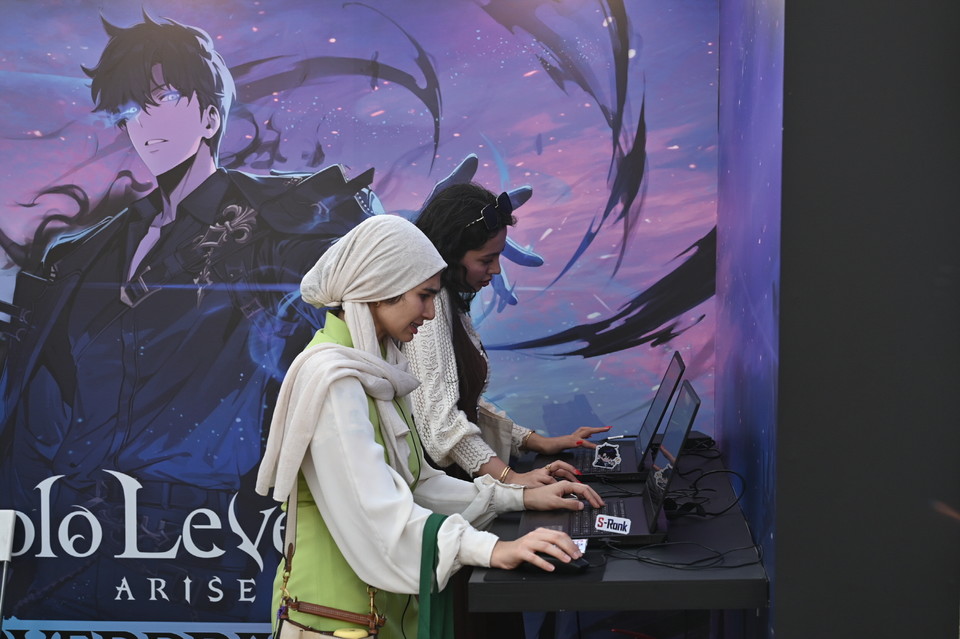 넷마블, 아랍에미리트 K-엑스포2025 참가, 나혼렙 어라이즈 오버드라이브 공개. (넷마블 제공)