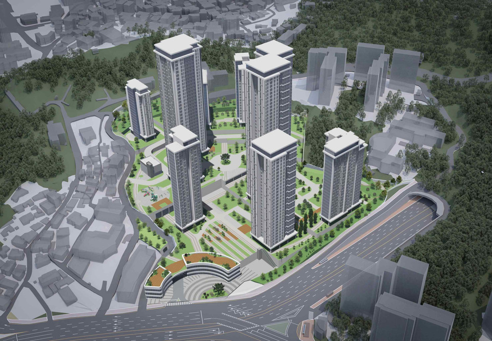 서울주택도시개발공사에서 발표한 동작구 본동 공공재개발 사업 조감도. (사진=SH 제공)